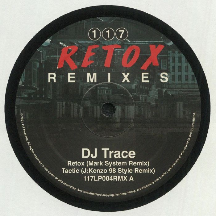 DJ Trace – Retox Remixes vinyl cover