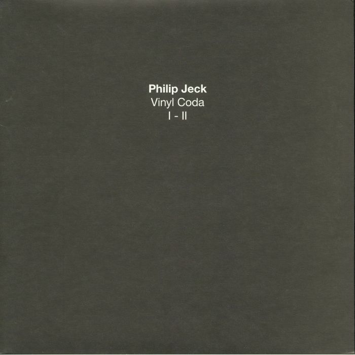 Philip Jeck Vinyl Coda I II
