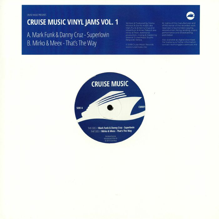 Mark Funk | Danny Cruz | Mirko and Meex Cruise Music Vinyl Jams Vol 1