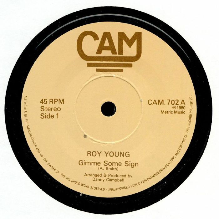 Roy Young Gimme Some Sign