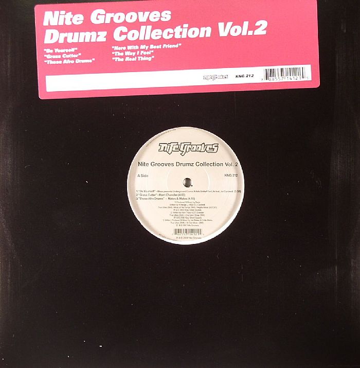 Blaze | Underground Dance Artists United For Life | Kerri Chandler | Mateo and Matos | Stephanie Cooke | Tears Of Velva | Frankie Feliciano – Nite Grooves Drumz Collection Vol 2 vinyl cover