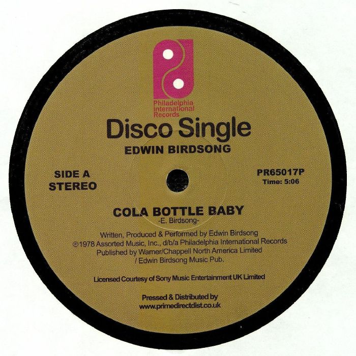 Edwin Birdsong Cola Bottle Baby