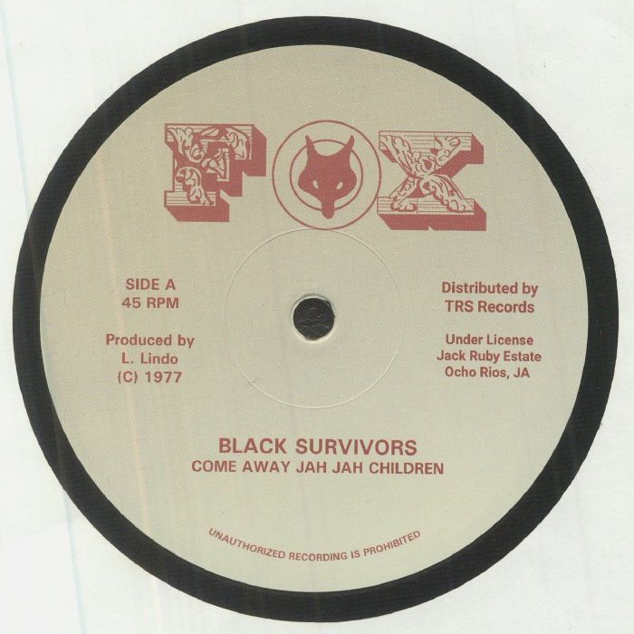 Black Survivors | Original Survivors Come Away Jah Jah Chilldren