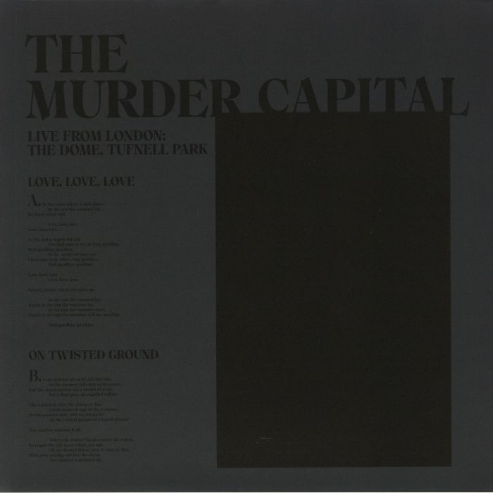 The Murder Capital Live From London: The Dome Tufnell Park (Record Store Day 2020)