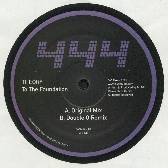 Theory – To The Foundation vinyl cover