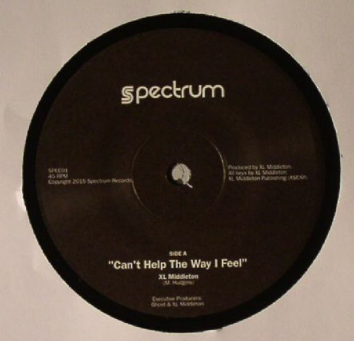 Xl Middleton | Ghost – Cant Help The Way I Feel vinyl cover