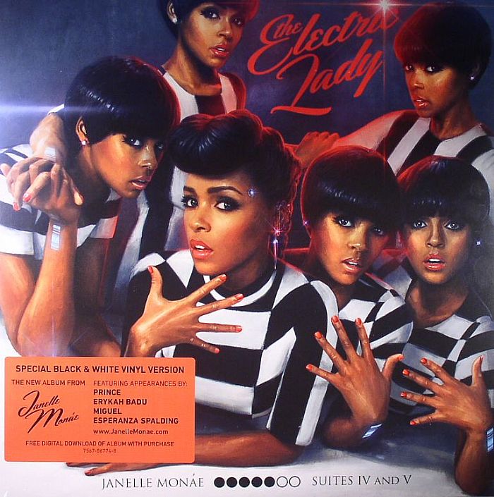 Janelle Monae – The Electric Lady vinyl cover