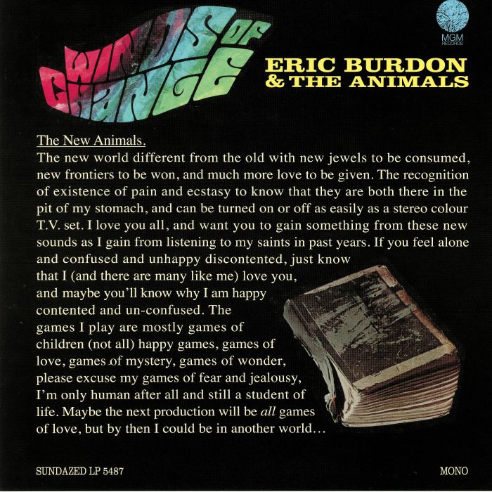 Eric Burdon and The Animals Winds Of Change
