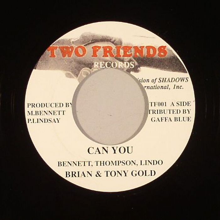 Brian And Tony Gold – Can You (Tenor Saw Fever (aka Tempo) Riddim) vinyl cover