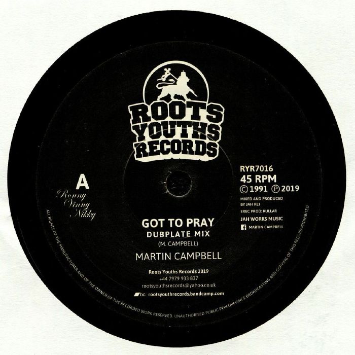 Martin Campbell | Hi Tech Roots Dynamics Got To Pray (dubplate mix)