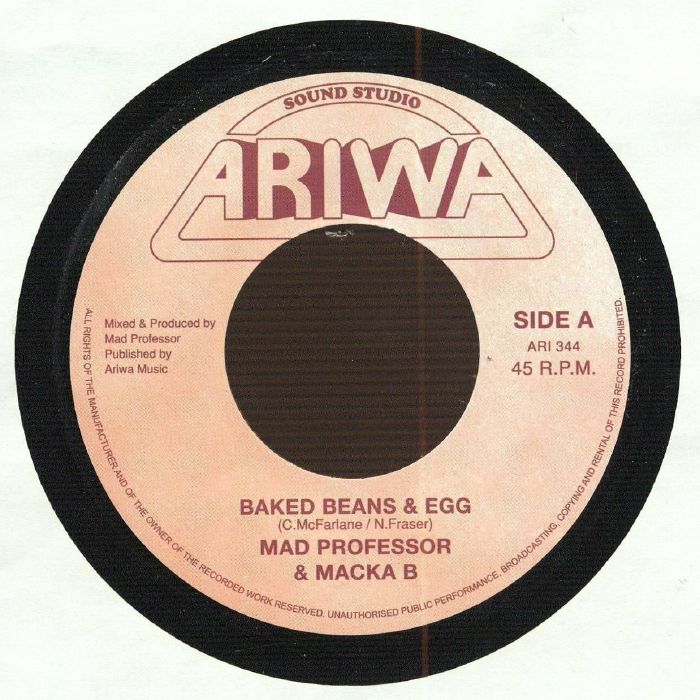 Macka B | Mad Professor – Baked Beans & Egg vinyl cover