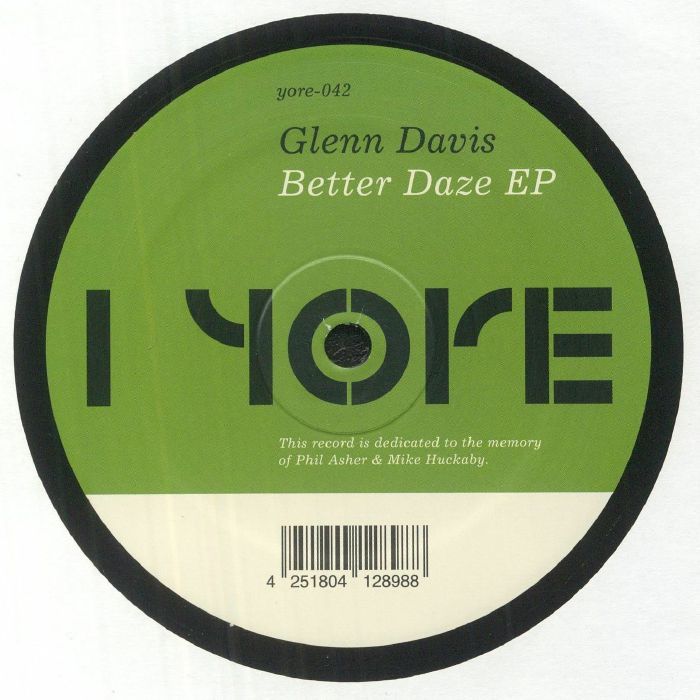 Glenn Davis Better Daze EP