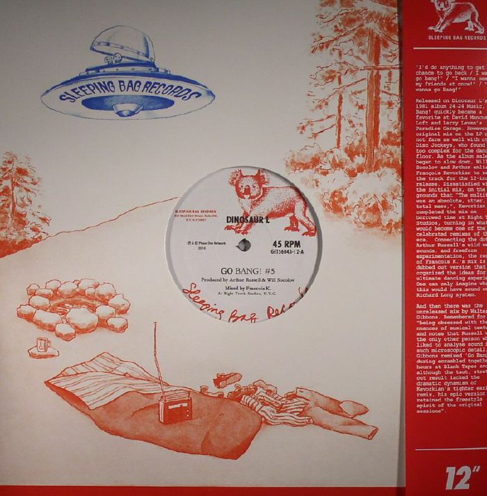 Dinosaur L – Go Bang!  5 vinyl cover