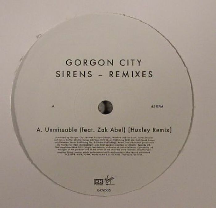 Gorgon City Sirens Remixes (Record Store Day 2015)