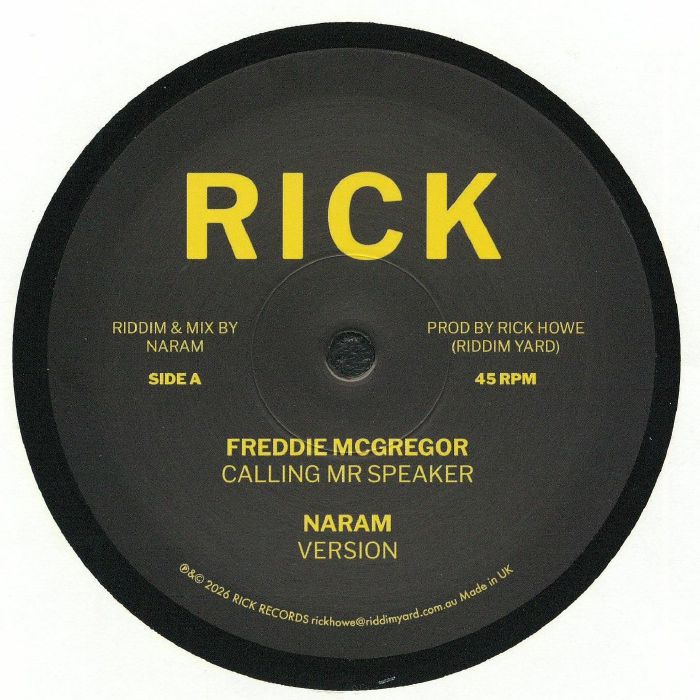 Freddie Mcgregor | Naram – Calling Mr Speaker vinyl cover