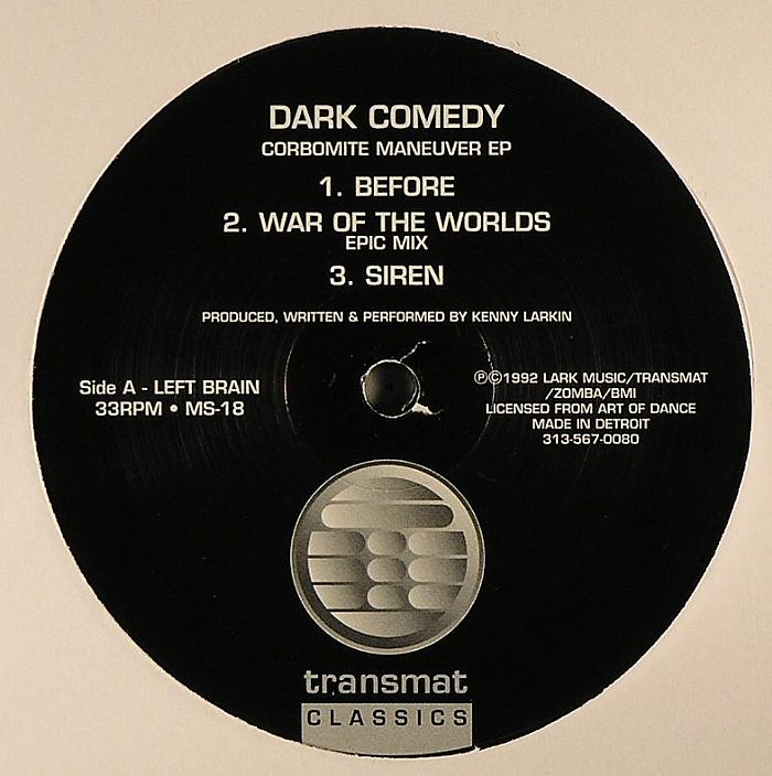 Dark Comedy Corbomite Maneuvr EP (Kenny Larkin production)