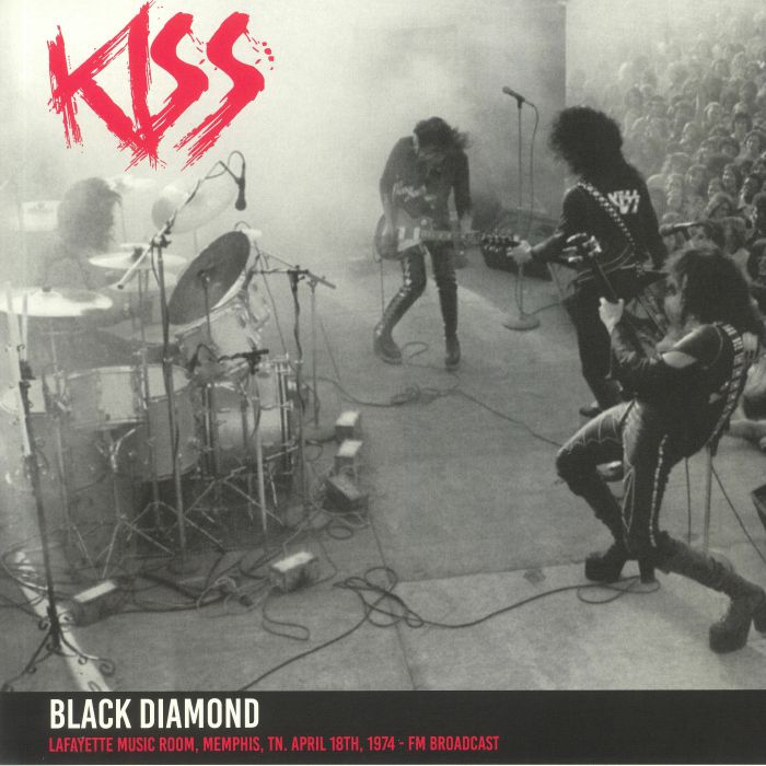 Kiss – Black Diamond: Lafayette Music Room Memphis TN April 18th 1974 FM Broadcast vinyl cover