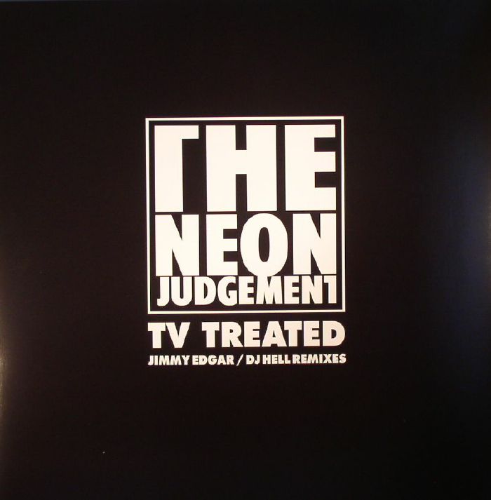 The Neon Judgement – TV Treated vinyl cover